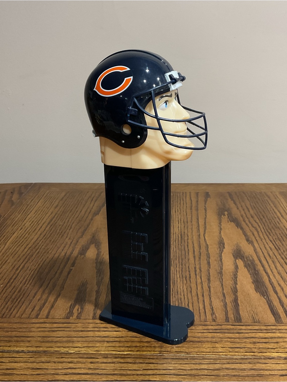 Chicago Bears Football Helmet PEZ Dispenser Collectible Talks & Plays Music